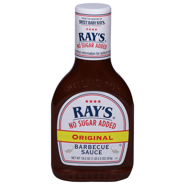 Sweet Baby Ray's No Sugar Added Original Barbecue Sauce