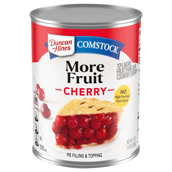 Duncan Hines Comstock More Fruit Cherry Pie Filling & Topping