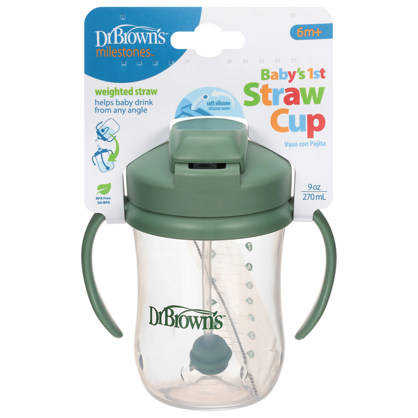 Dr. Brown's Milestones Baby's 1st Straw Cup 6m+