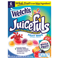 Welch's Juicefuls Fruit Wave Juicy Filled Fruit Snacks - 6 ct