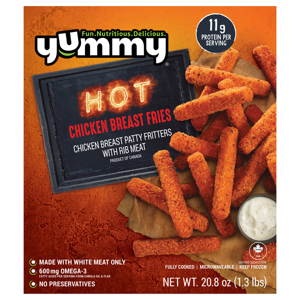 Yummy Hot Chicken Breast Fries Frozen