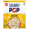 SkinnyPop Butter Flavored Microwave Popcorn - 6 ct