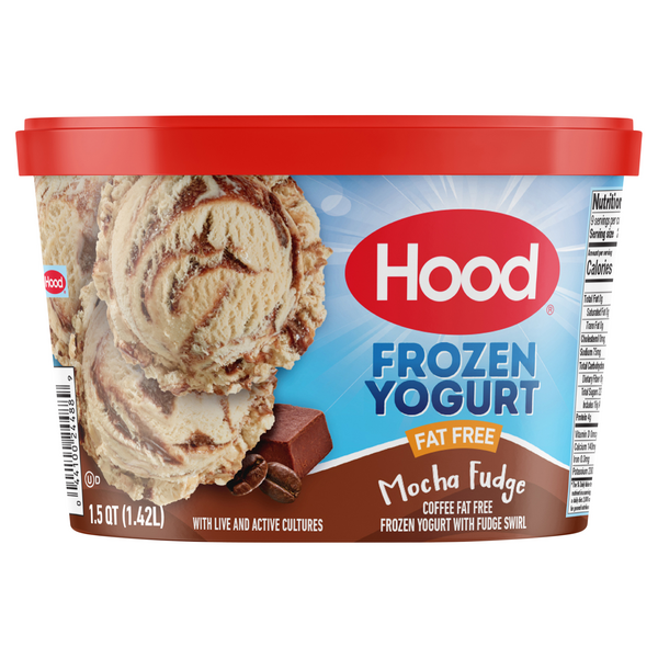 Hood Fat Free Mocha Fudge Frozen Yogurt