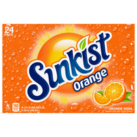 Sunkist Orange Soda - 24 pk