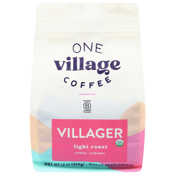 One Village Villager Medium Roast Whole Bean Coffee