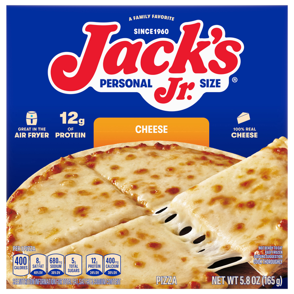 Jack's Jr Personal Size Cheese Pizza Frozen