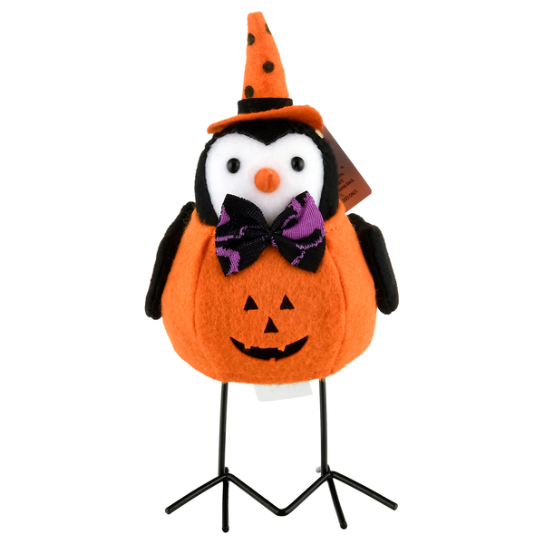 Smart Living Halloween Bird Decor Pumpkin