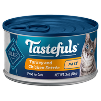 BLUE Tastefuls Natural Pate Turkey & Chicken Adult Wet Cat Food