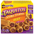 Jose Ole Double Stuffed Beef Taquitos - 12 ct Frozen