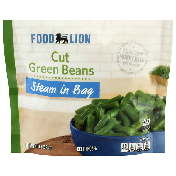 Food Lion Steam in Bag Cut Green Beans Frozen