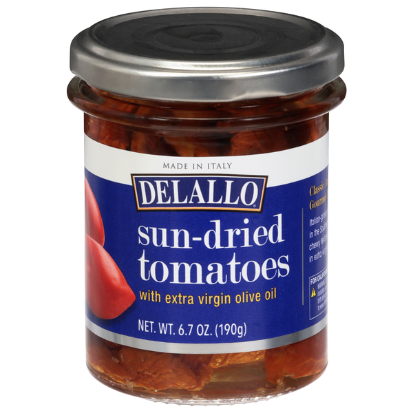 DeLallo Sun-Dried Tomatoes in Extra Virgin Olive Oil