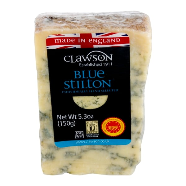 Clawson Imported Blue Stilton Cheese Wedge