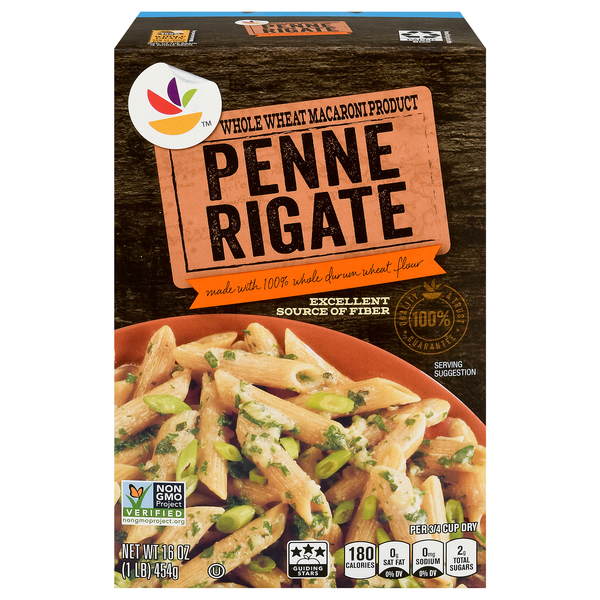 Stop & Shop Whole Grain Whole Wheat Penne Rigate Pasta