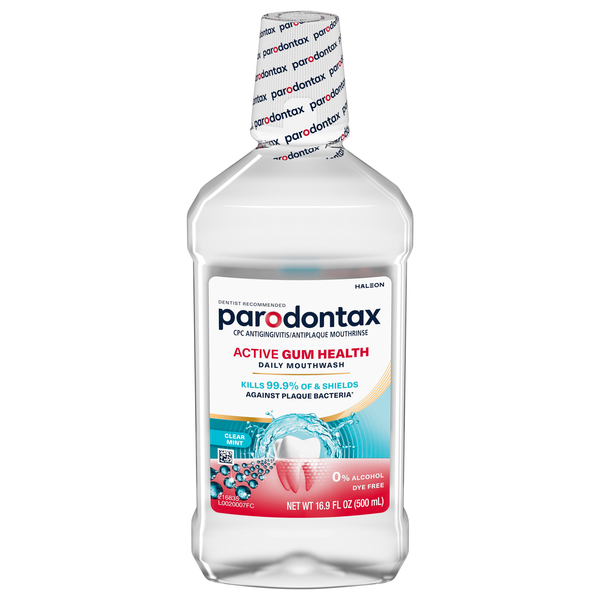 Parodontax Clear Mint Active Gum Health Mouthwash