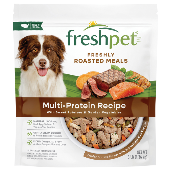Freshpet Roasted Meals Tender Multi-Protein Recipe Refrigerated Dog Food
