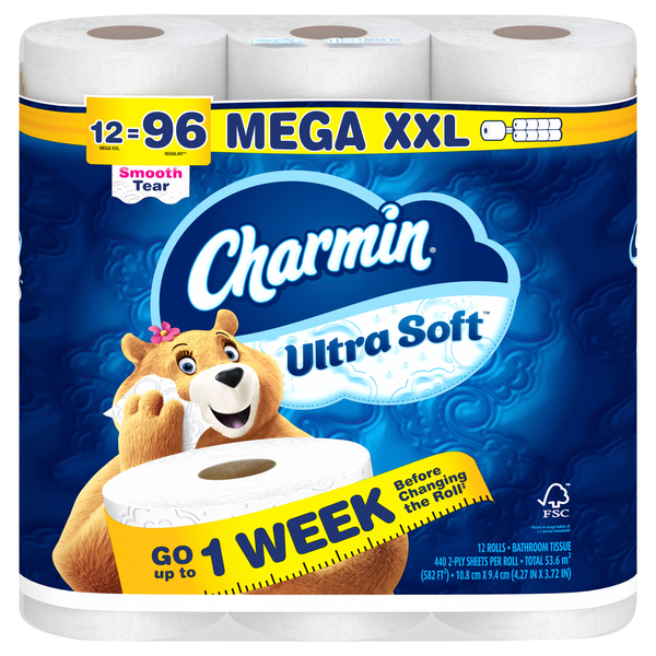 Charmin Ultra Soft Mega XXL Toilet Paper Rolls