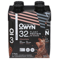 OWYN Plant-Based Elite Pro Chocolate 32g Non-Dairy Protein Drink - 4 pk