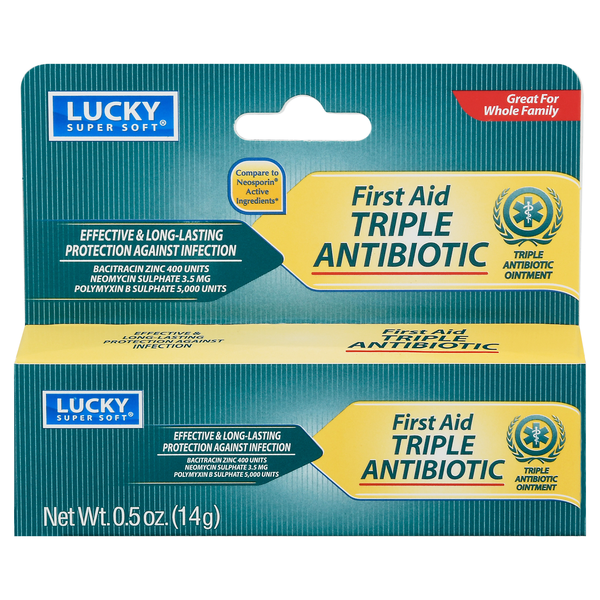 Lucky Super Soft First Aid Triple Antibiotic Ointment