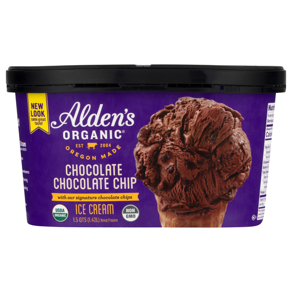 Save on Alden's Organic Ice Cream Chocolate Chocolate Chip Order Online Delivery Stop & Shop
