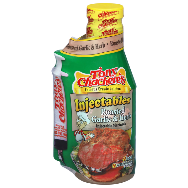 Tony Chachere's Injectables Roasted Garlic & Herb Marinade