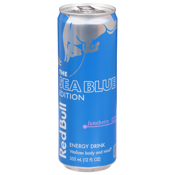 Red Bull The Sea Blue Edition Juneberry Energy Drink