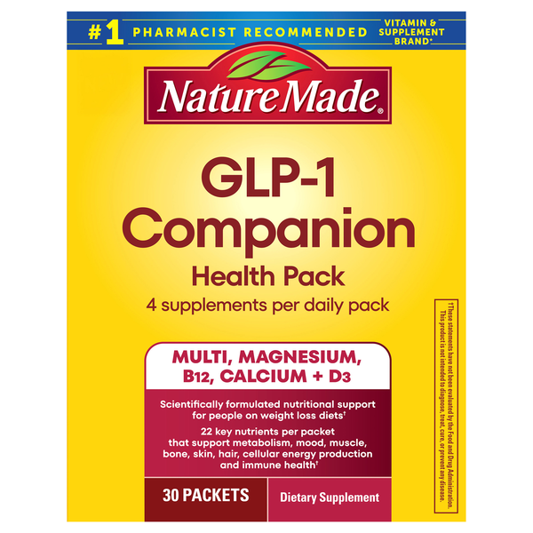 Nature Made GLP-1 Companion Health Pack Packets