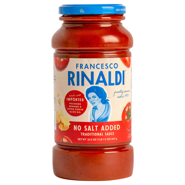 Francesco Rinaldi Gluten Free No Salt Added Traditional Pasta Sauce