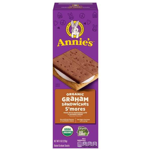 Annie's Organic S'mores Graham Sandwiches