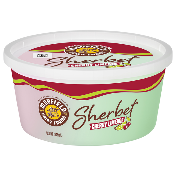 Mayfield Dairy Farms Cherry Limeade Sherbet