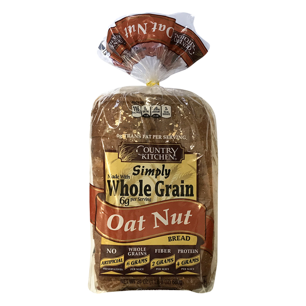Country Kitchen Simply Whole Grain Oat Nut Sliced Bread