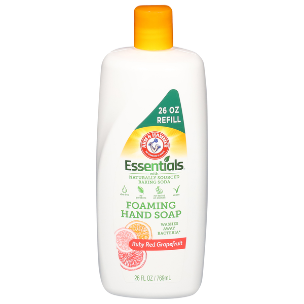 Save on Arm & Hammer Essentials Ruby Red Grapefruit Foaming Hand Soap