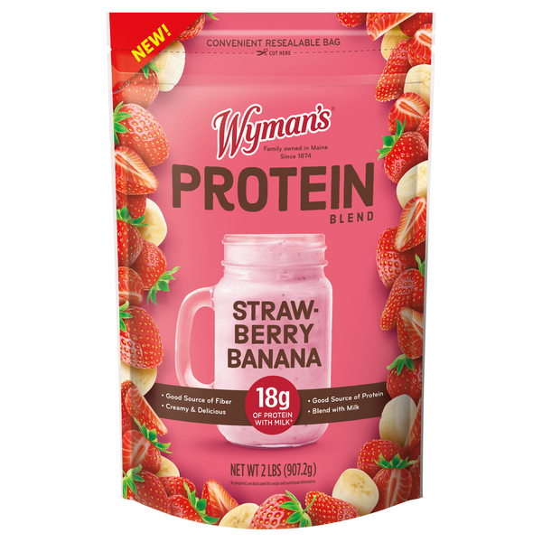 Wyman's Strawberry Banana Protein Blend Frozen