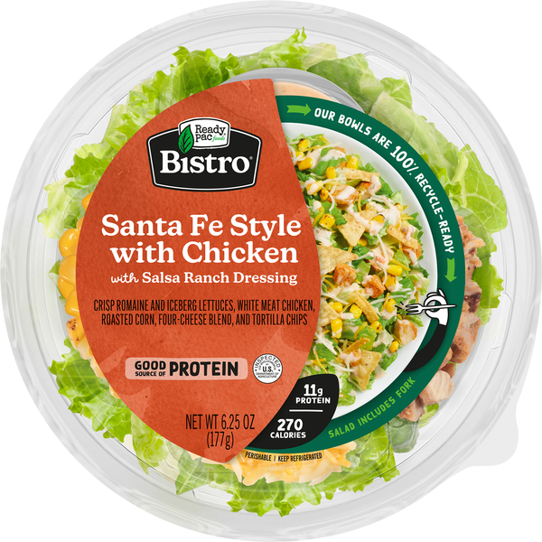 Ready Pac Bistro Santa Fe Style Salad Bowl with Chicken