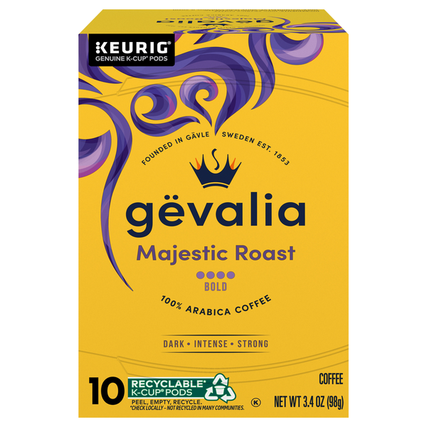 Gevalia Majestic Bold Roast K-Cup Coffee Pods