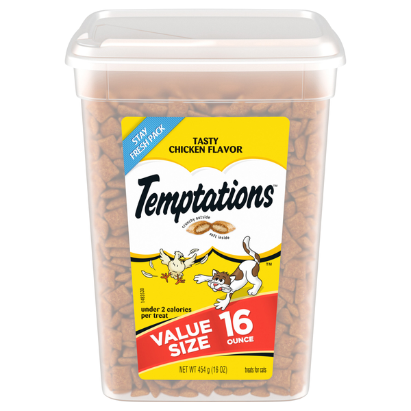 Temptations Tasty Chicken Flavor Crunchy & Soft Cat Treats