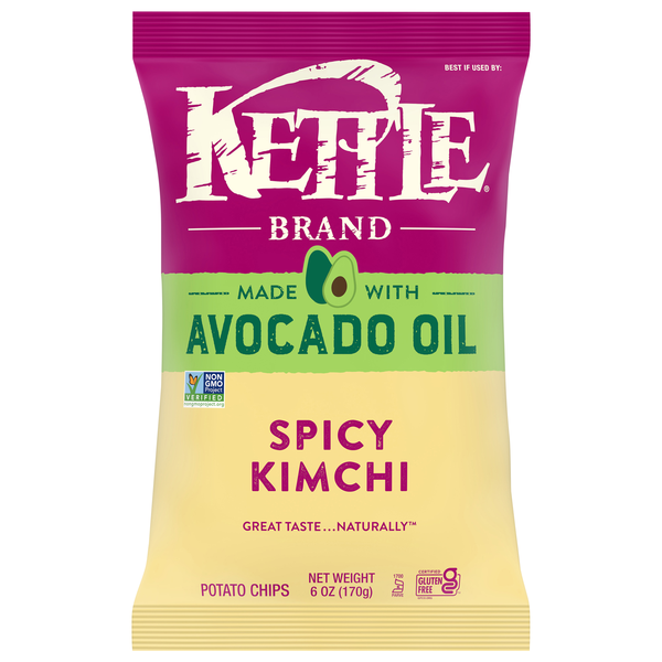 Kettle Brand Acocado Oil Spicy Kimchi Potato Chips