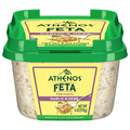Athenos Garlic & Herb Feta Cheese Crumbled