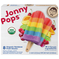 JonnyPops Organic Rainbow Fruit Stacks Ice Pops - 8 ct