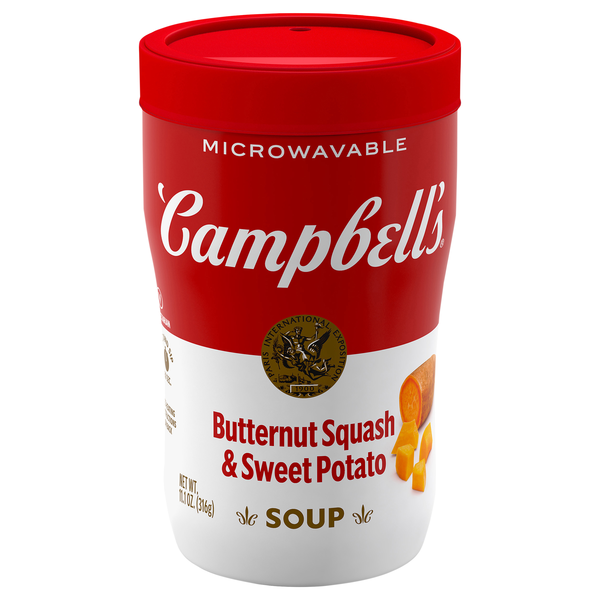 Campbell's Butternut Squash & Sweet Potato Sipping Soup Microwavable Cup