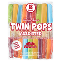Budget Saver Twin Pops Assorted Flavors Ice Pops - 18 ct