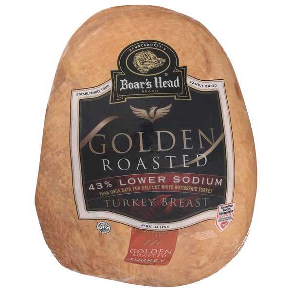 Boar's Head Deli Golden Roasted Turkey Breast (Regular Sliced)