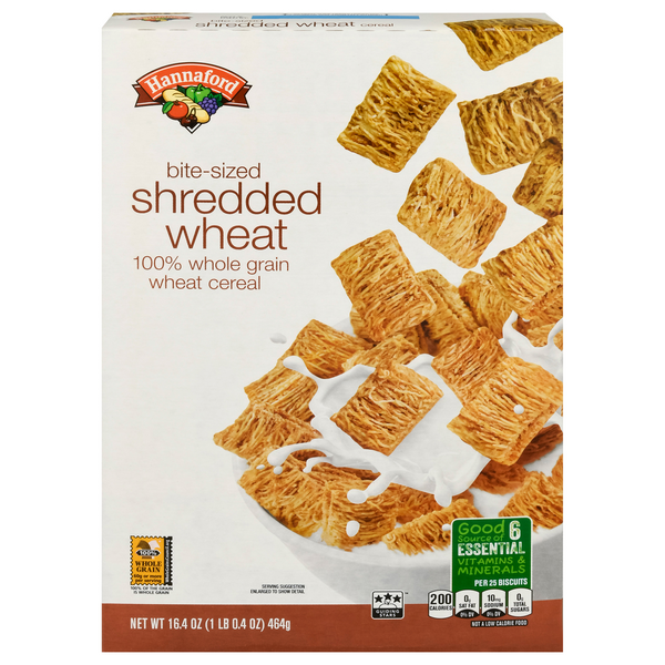 Hannaford Bite-Sized Shredded Whole Grain Wheat Cereal