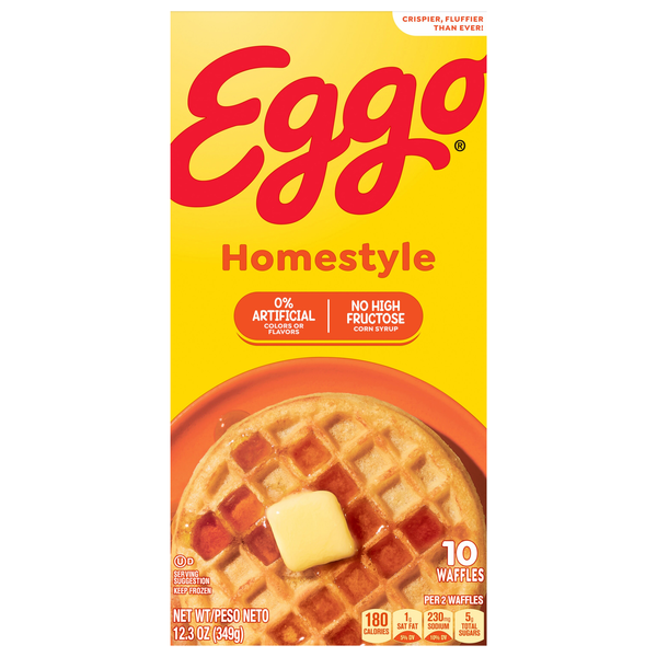Eggo Homestyle Waffles - 10 ct Frozen