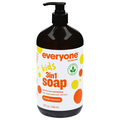 Everyone Kids Orange Squeeze 3-in-1 Soap Body Wash Bubble Bath Shampoo