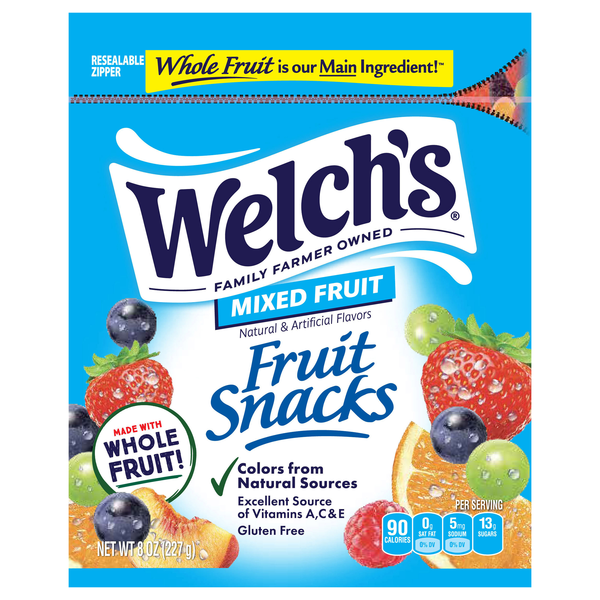 Welch's Gluten Free Mixed Fruit FLavored Fruit Snacks