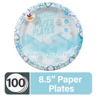 Stop & Shop Everyday Paper Plates 8.5 Inch