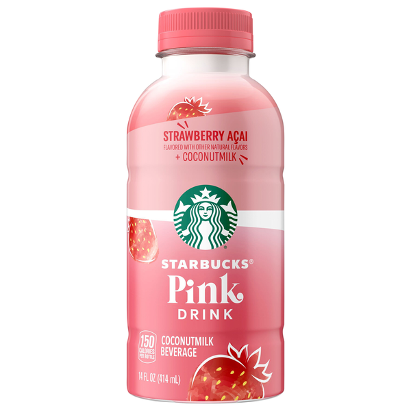 Starbucks Pink Drink Strawberry Acai Coconut Milk Beverage