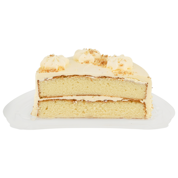 Our Brand Bakery French Vanilla 1/2 Cake 7 Inch