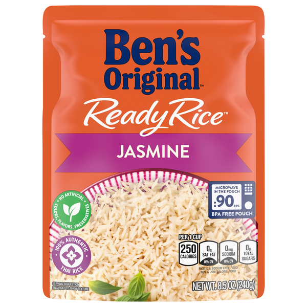 Ben's Original 90 Second Microwave Ready Rice Jasmine