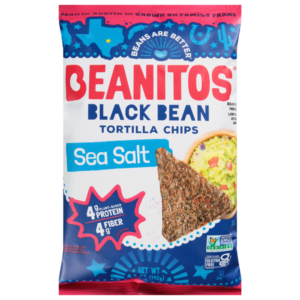 Save on Beanitos Black Bean Chips Sea Salt Original Gluten Free Order